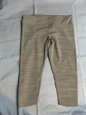 Grey Athletic Capri Leggings